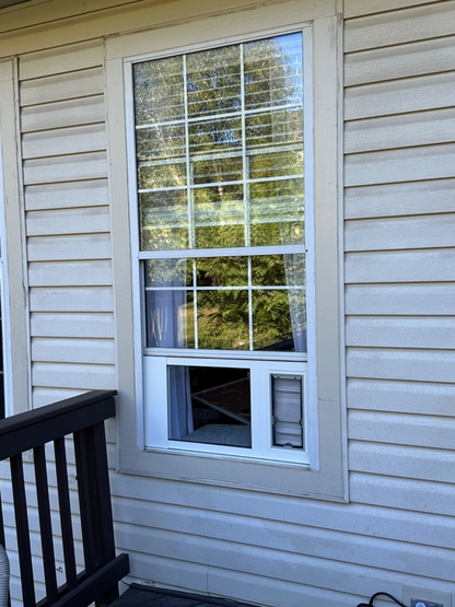 Liberty Pet Door for White Sash Windows