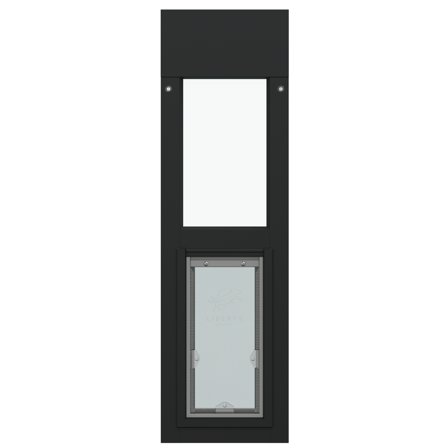 Liberty Pet Door for Black Horizontal Sliding Windows