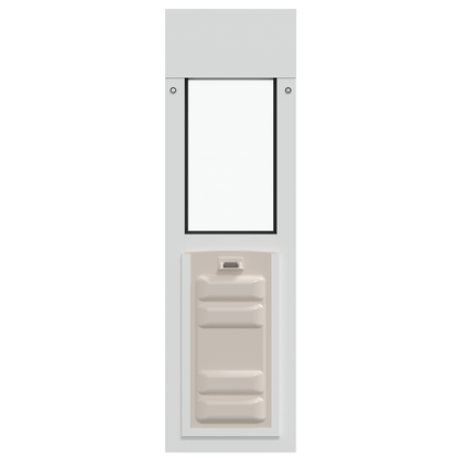 Liberty Pet Door for White Horizontal Sliding Windows