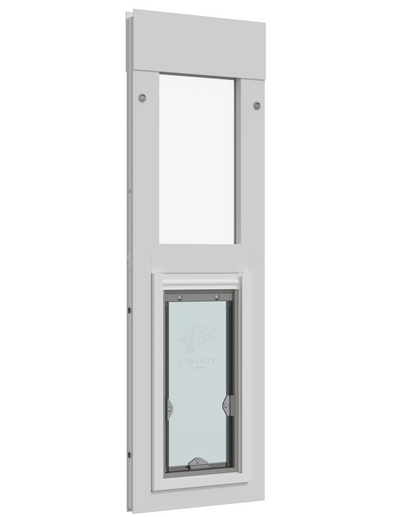 Liberty Pet Door for White Horizontal Sliding Windows