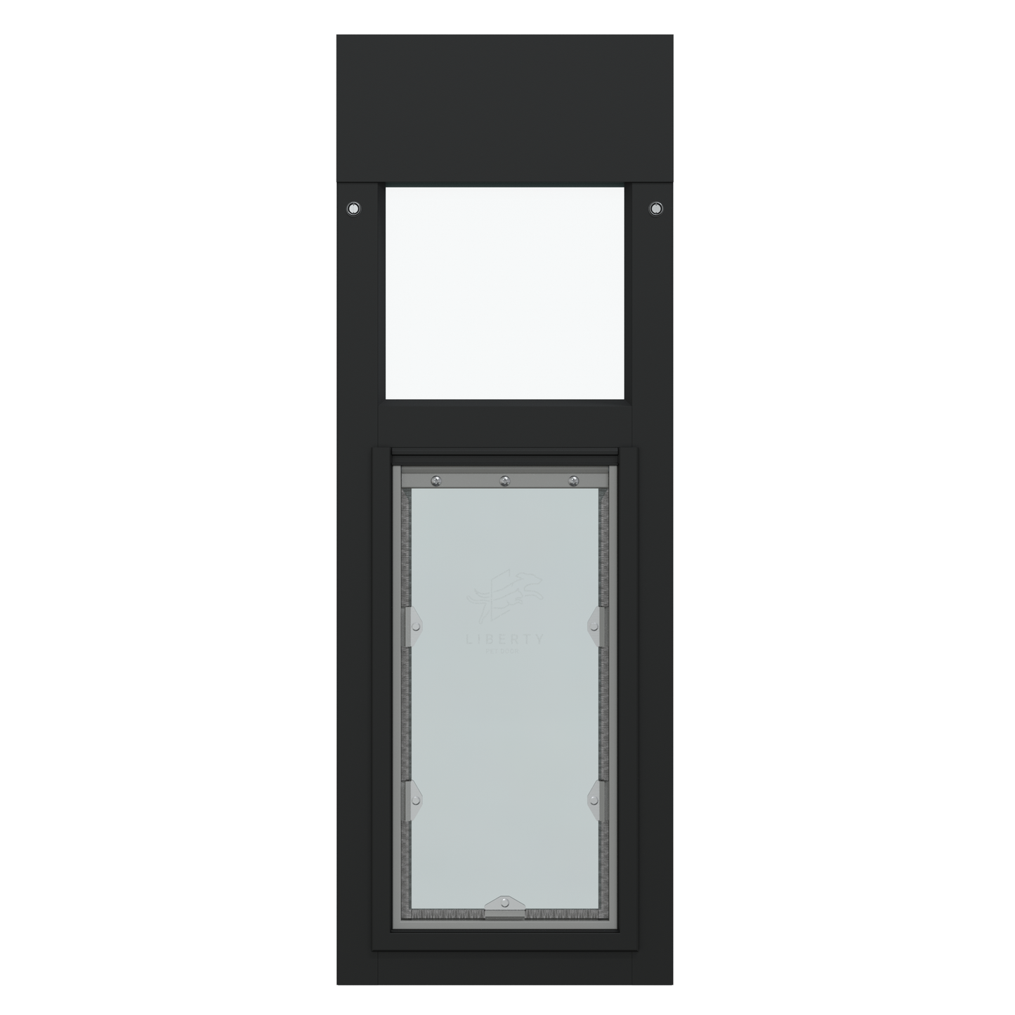 Liberty Pet Door for Black Horizontal Sliding Windows