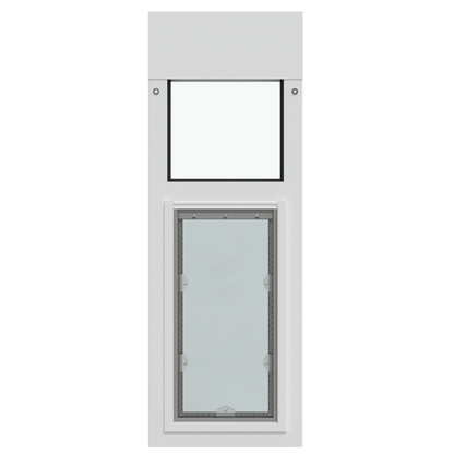 Liberty Pet Door for White Horizontal Sliding Windows