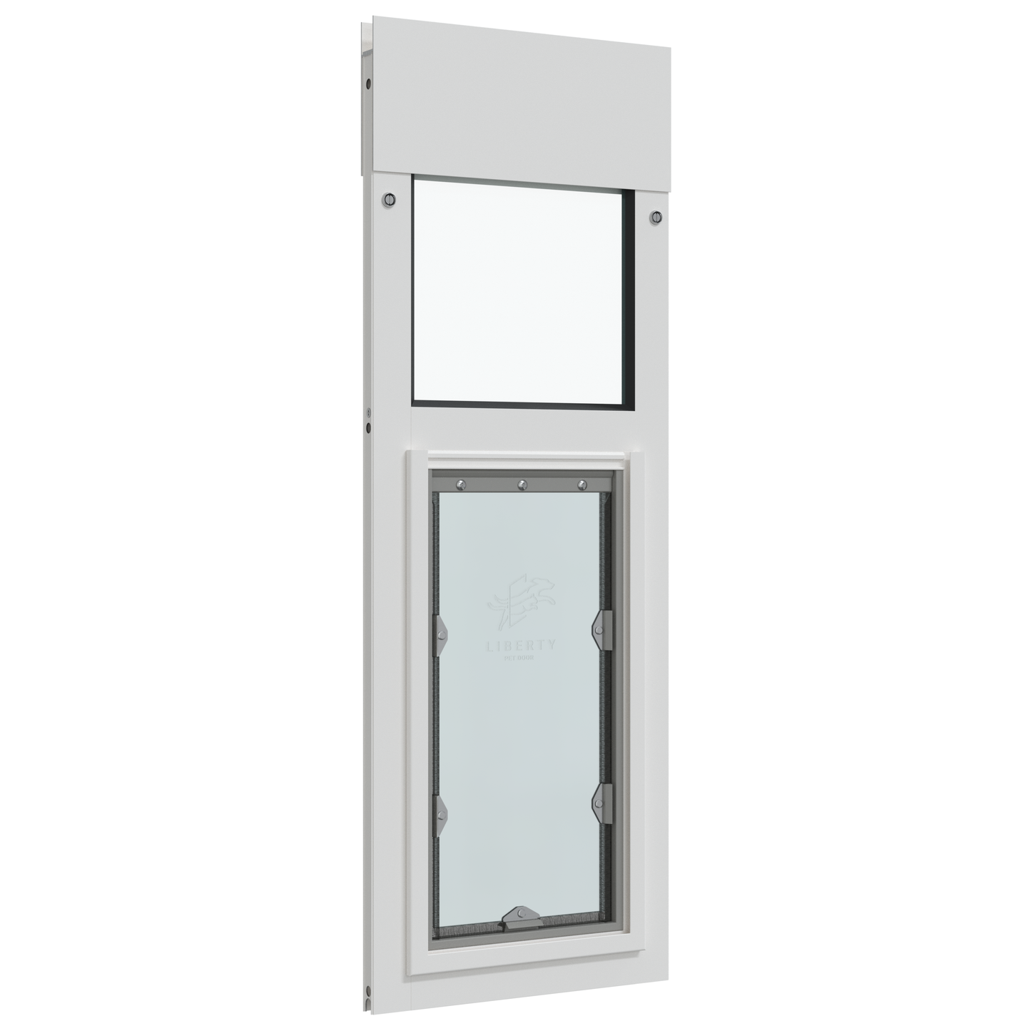 Liberty Pet Door for White Horizontal Sliding Windows