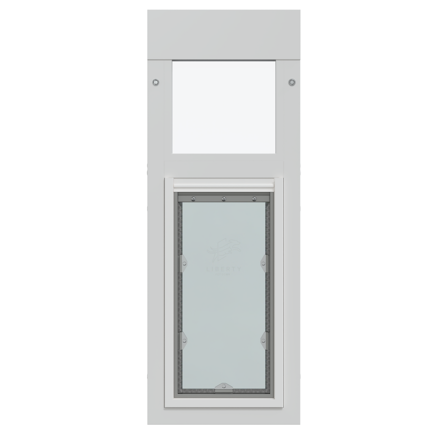 Liberty Pet Door for White Horizontal Sliding Windows