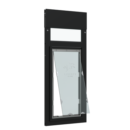 Liberty Pet Door for Black Horizontal Sliding Windows