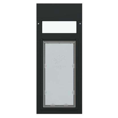 Liberty Pet Door for Black Horizontal Sliding Windows