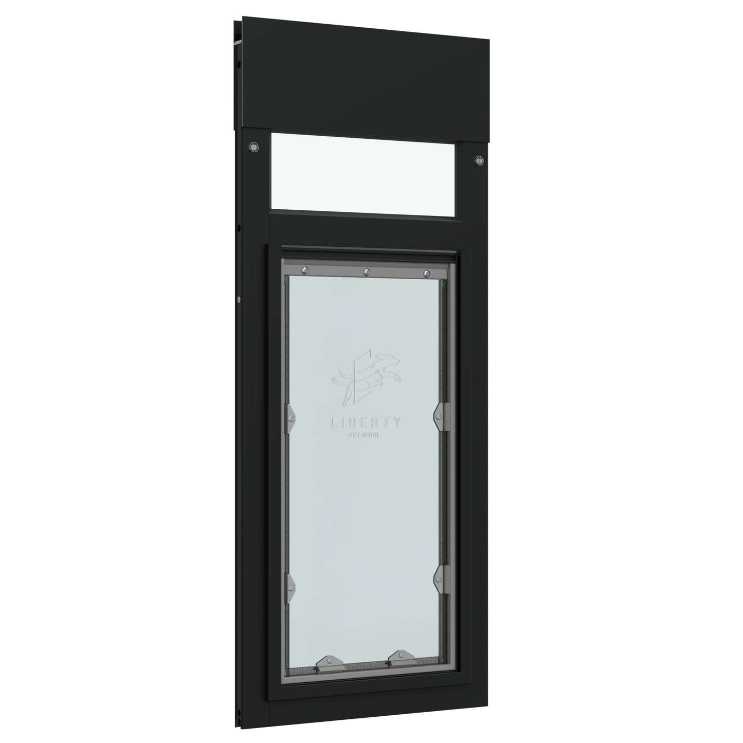 Liberty Pet Door for Black Horizontal Sliding Windows