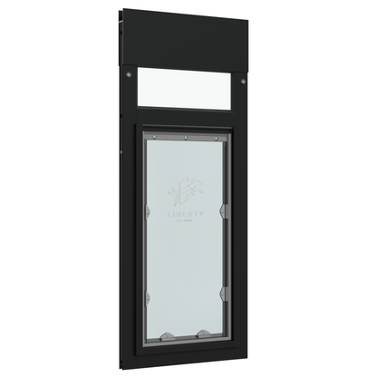 Liberty Pet Door for Black Horizontal Sliding Windows