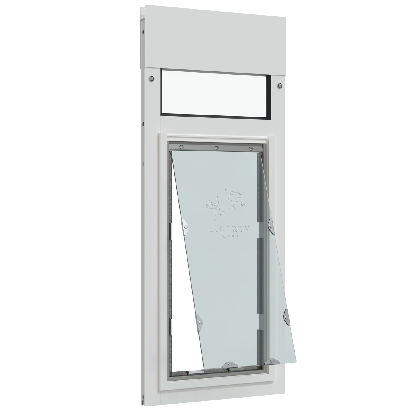 Liberty Pet Door for White Horizontal Sliding Windows