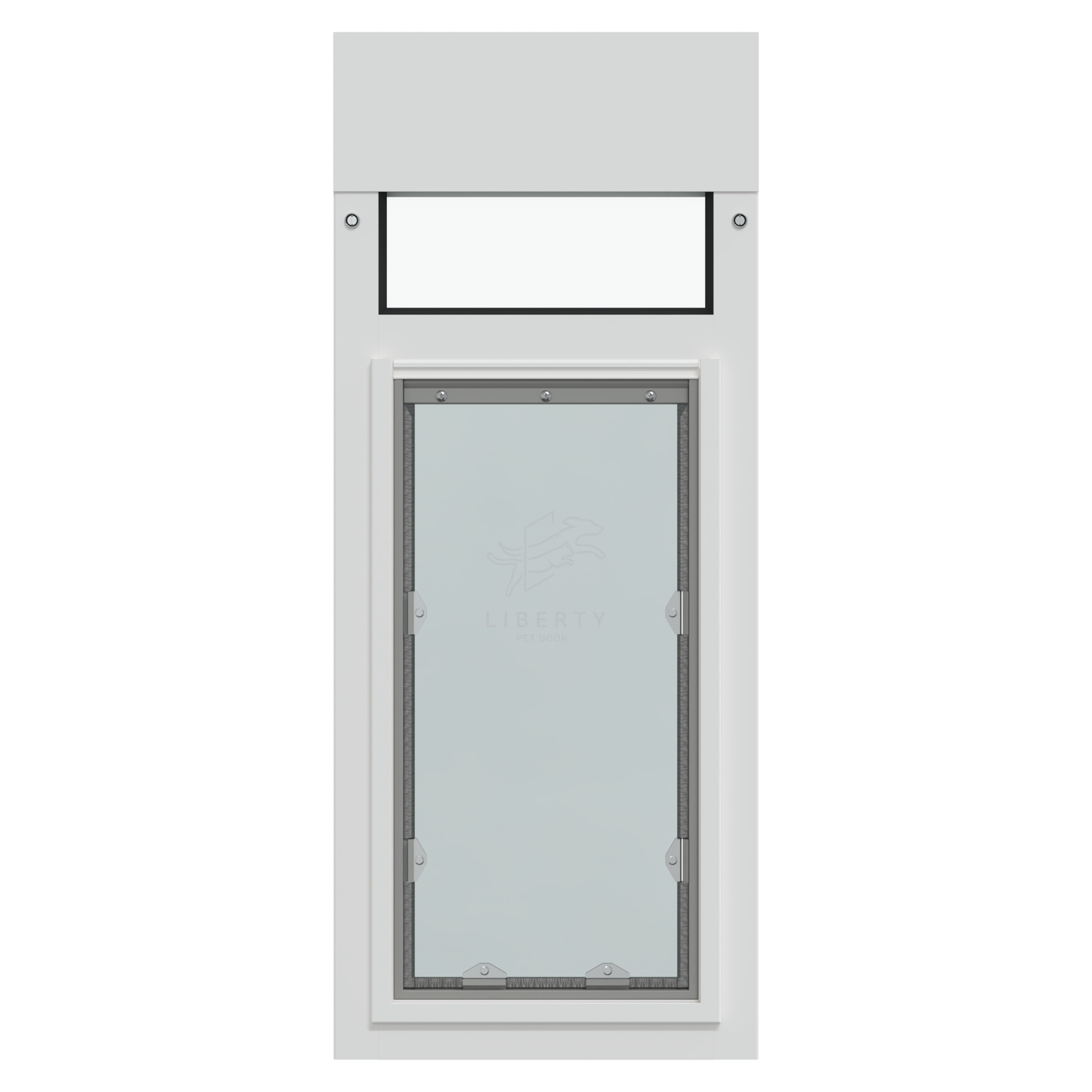 Liberty Pet Door for White Horizontal Sliding Windows