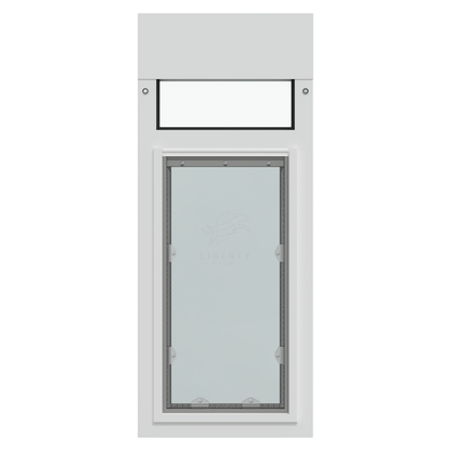 Liberty Pet Door for White Horizontal Sliding Windows