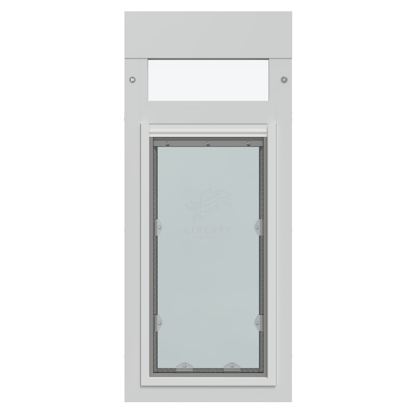 Liberty Pet Door for White Horizontal Sliding Windows