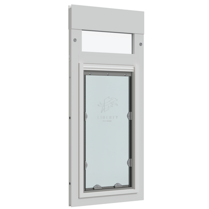 Liberty Pet Door for White Horizontal Sliding Windows